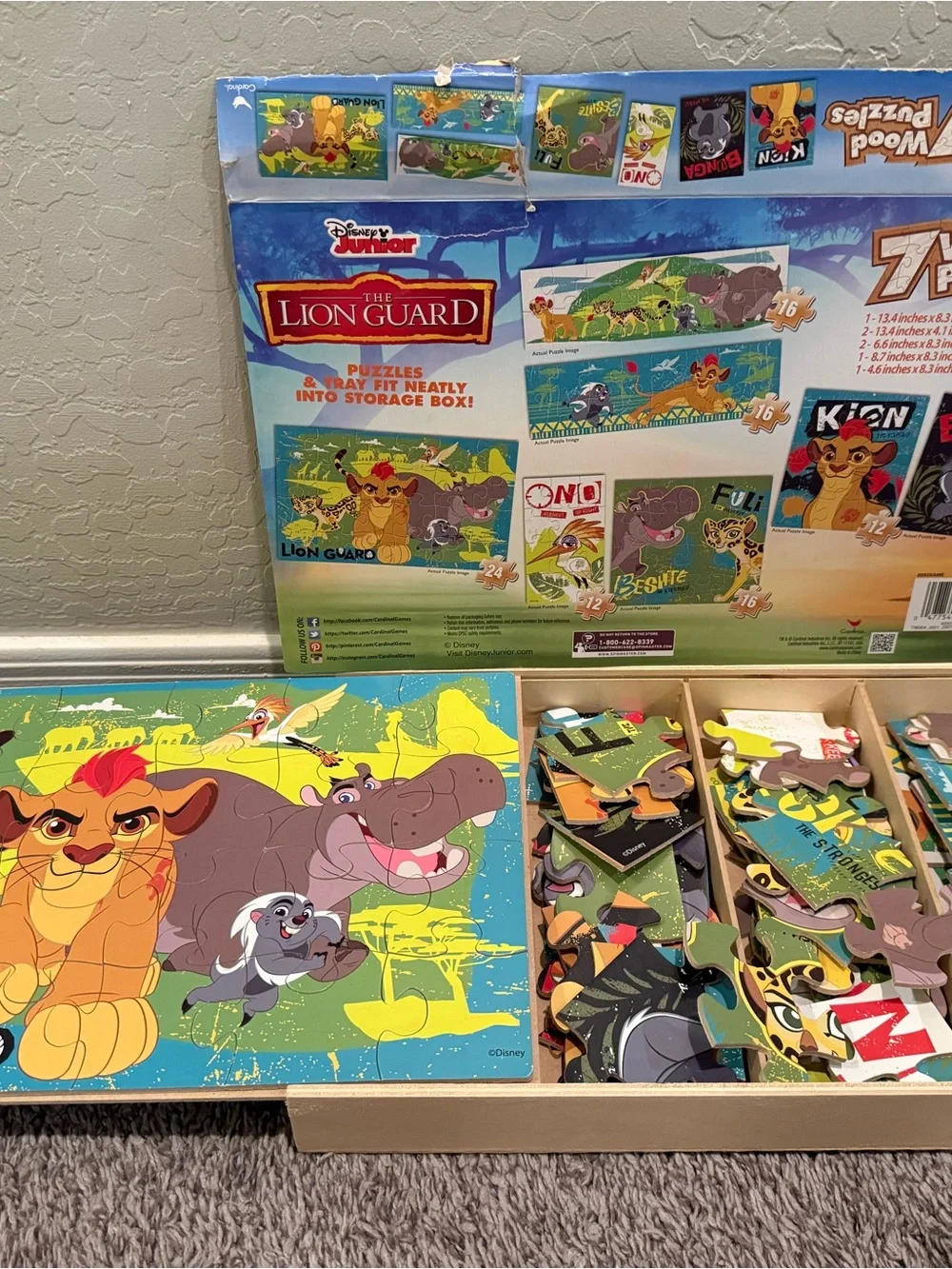 Disney The Lion Guard Puzzle Pack – Blue, Green, Yellow